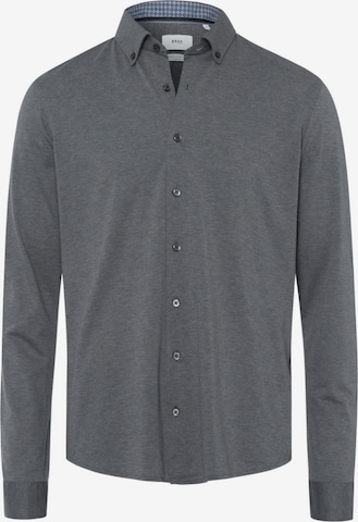 BRAX Business Shirt 'Daniel' in Grey: front