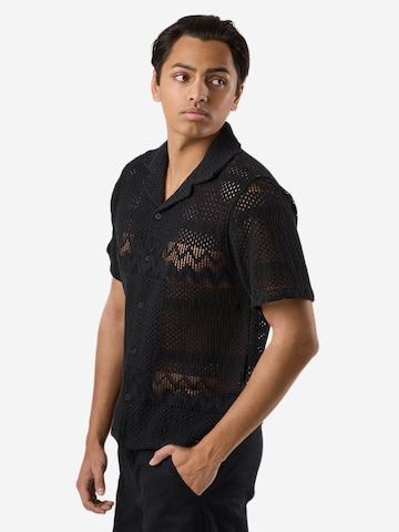 Denim Factory Comfort Fit Hemd 'Resort'‌‌‌‌‌‌‌ in Schwarz