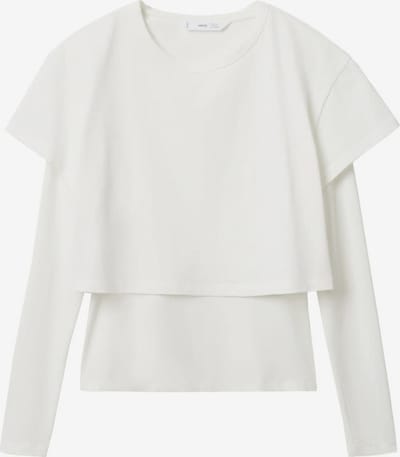 MANGO Tričko 'Siena' - biela melírovaná, Produkt