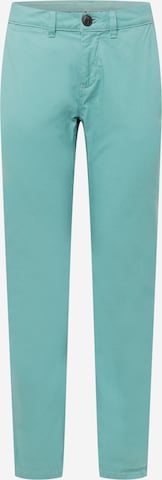 TOM TAILOR Chino-püksid, värv roheline: eest vaates