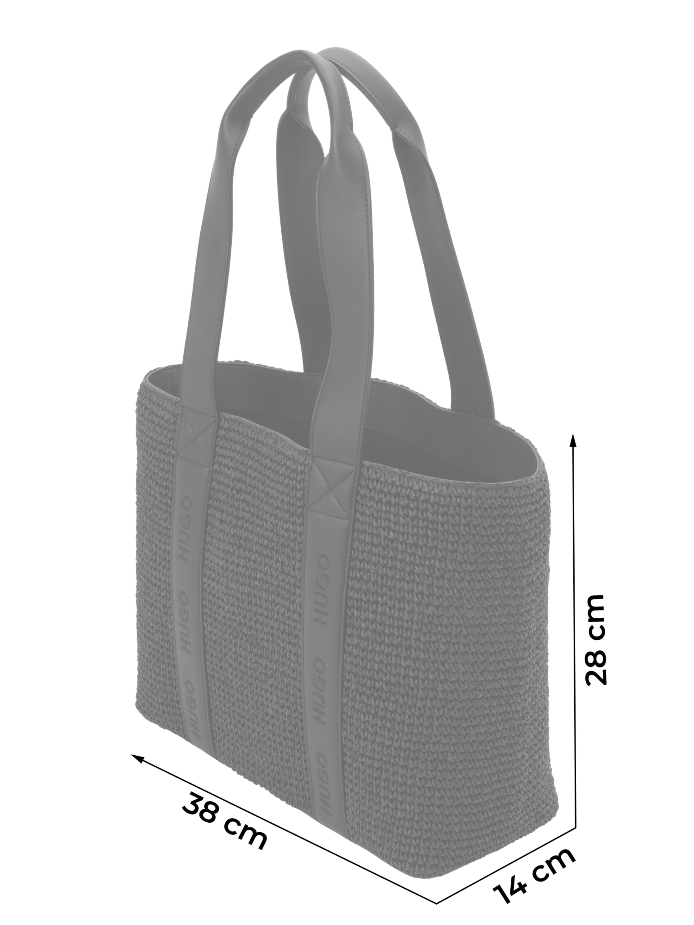 HUGO Шоппер 'Becky' в Черный