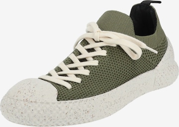 Baskets basses Asportuguesas en vert : devant