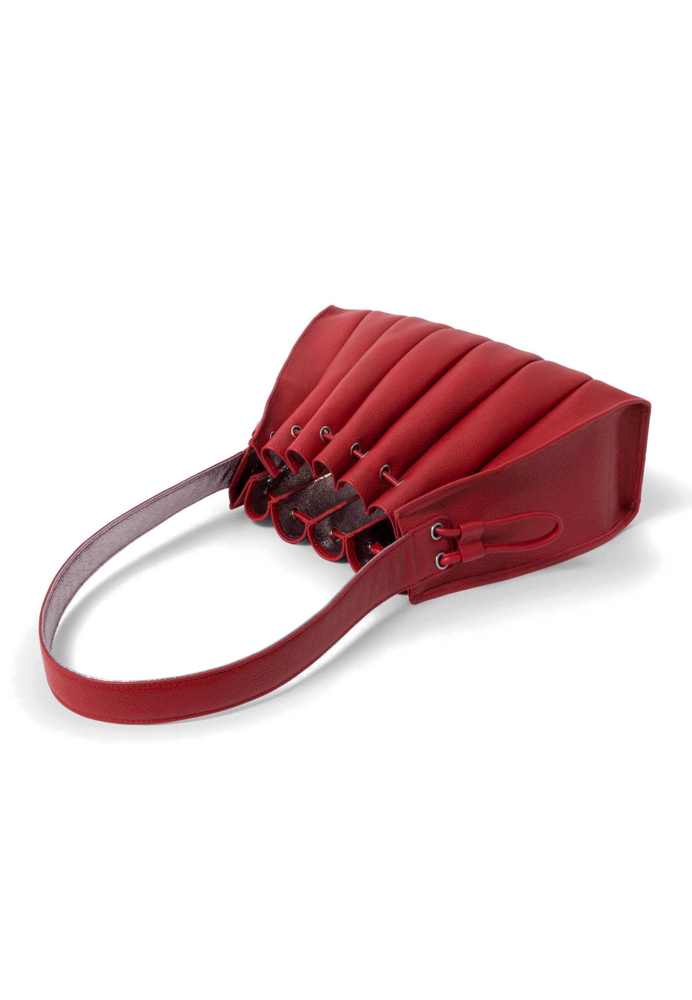 Gretchen Shoulder Bag 'Fan' in Red