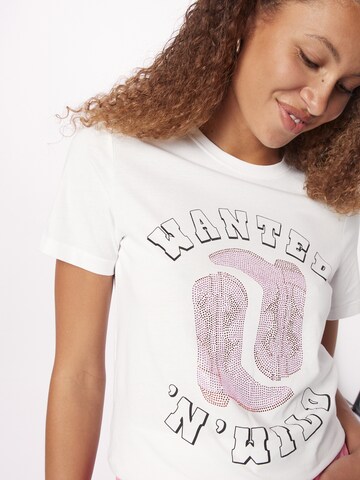 ONLY - Camiseta 'KITA' en blanco