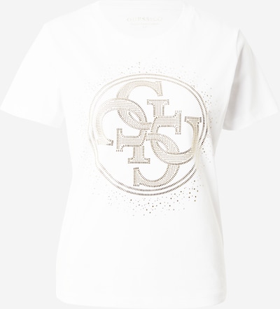 GUESS Shirt in XS in Gold / White, Item view