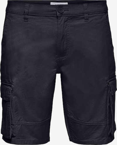 Only & Sons Pantalon cargo 'Cam Stage' en noir, Vue avec produit