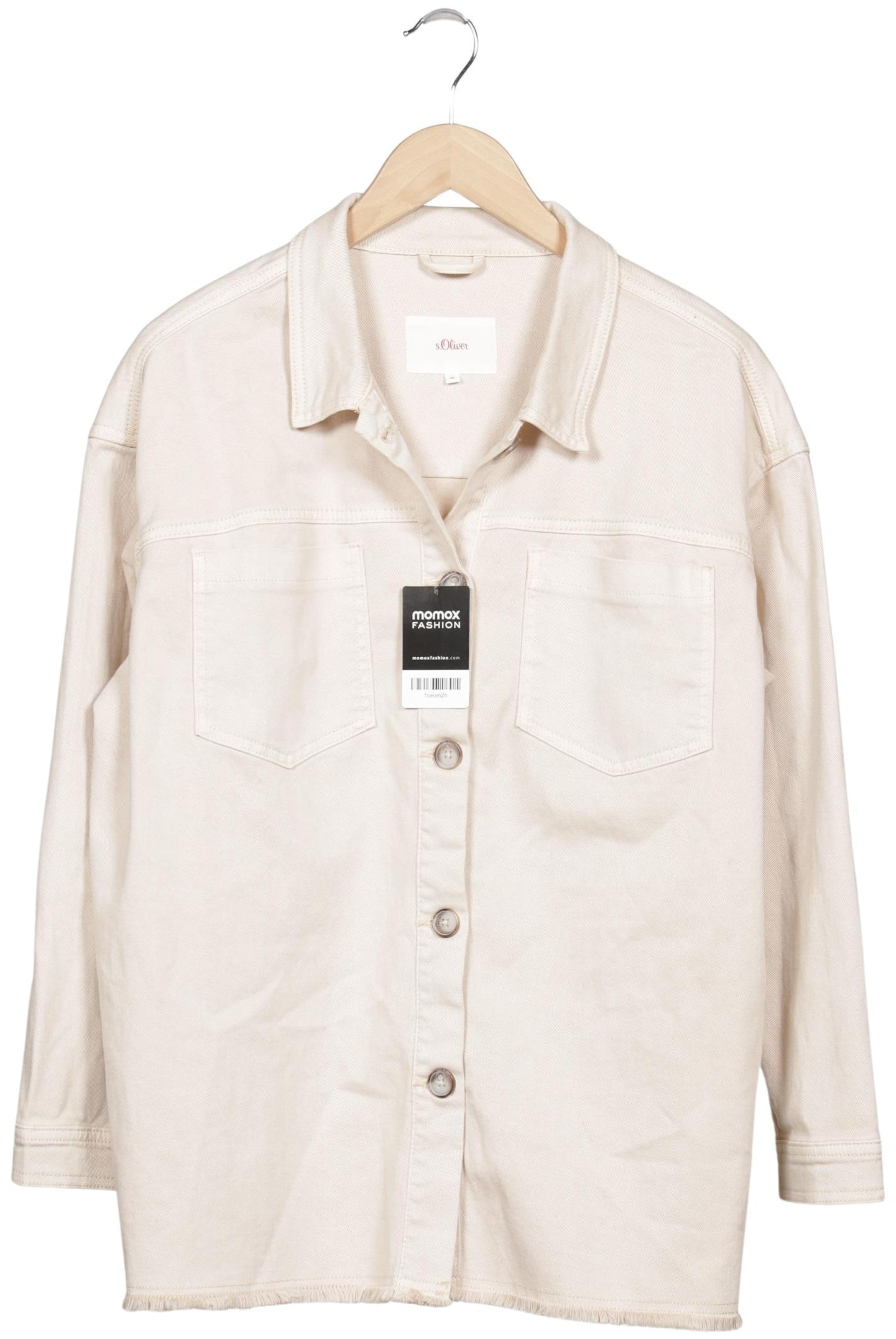 s.Oliver Jacket & Coat in M in Beige: front