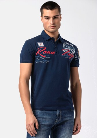 CIPO & BAXX Poloshirt in Blau