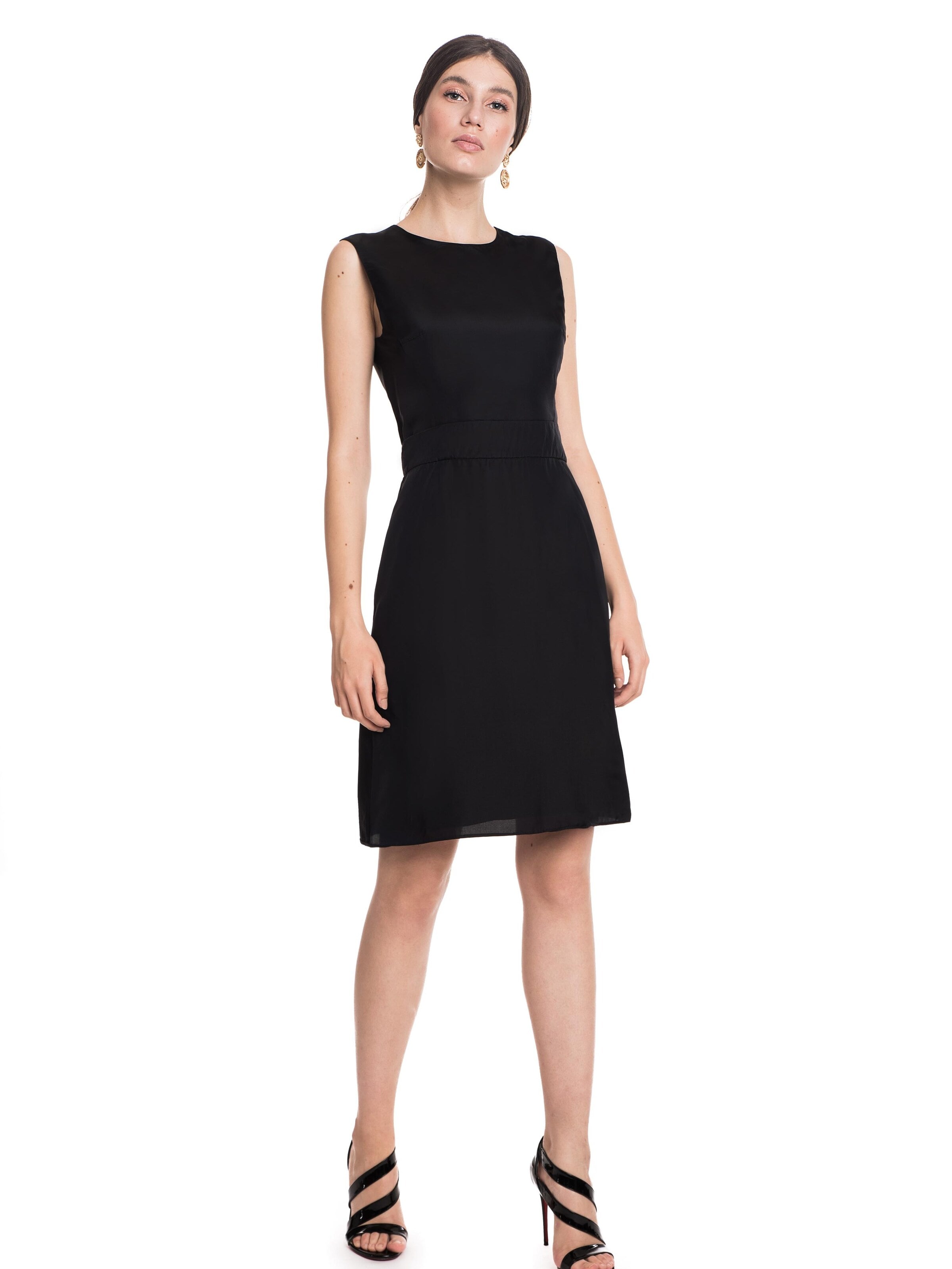 THE DRESSER Cocktailkleid 'Miu Miu sleeveless silk mini dress'‌‌‌‌ in Schwarz: Vorderseite