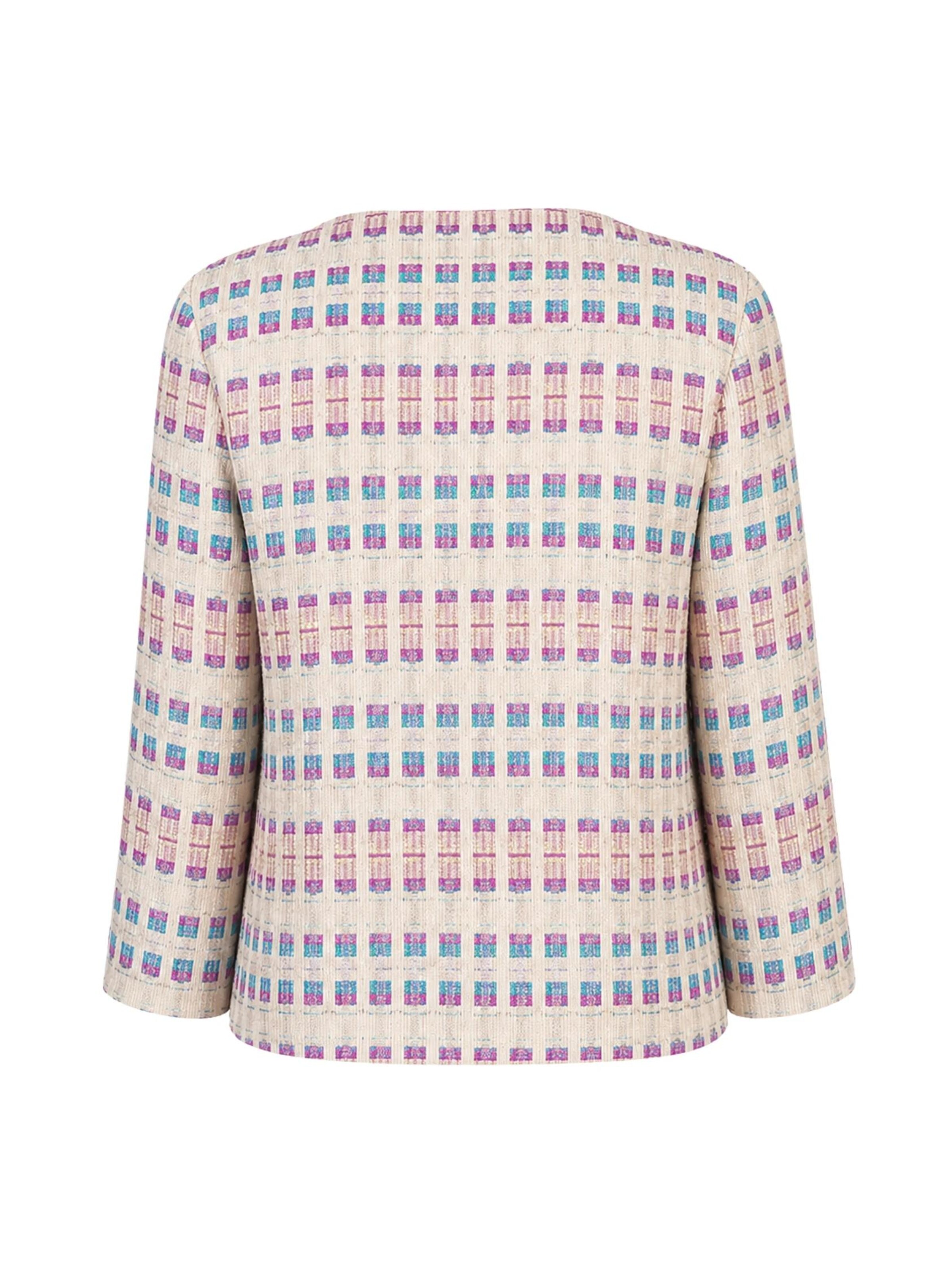 Veste mi-saison 'Mara Lurex Jacket' Christine on the clouds en rose