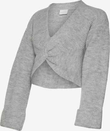 MAMALICIOUS Sweater 'Svala' in Grey: front