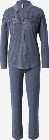 LingaDore Pyjama in Blauw: voorkant