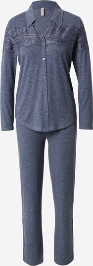LingaDore Pyjama in blaumeliert, Produktansicht