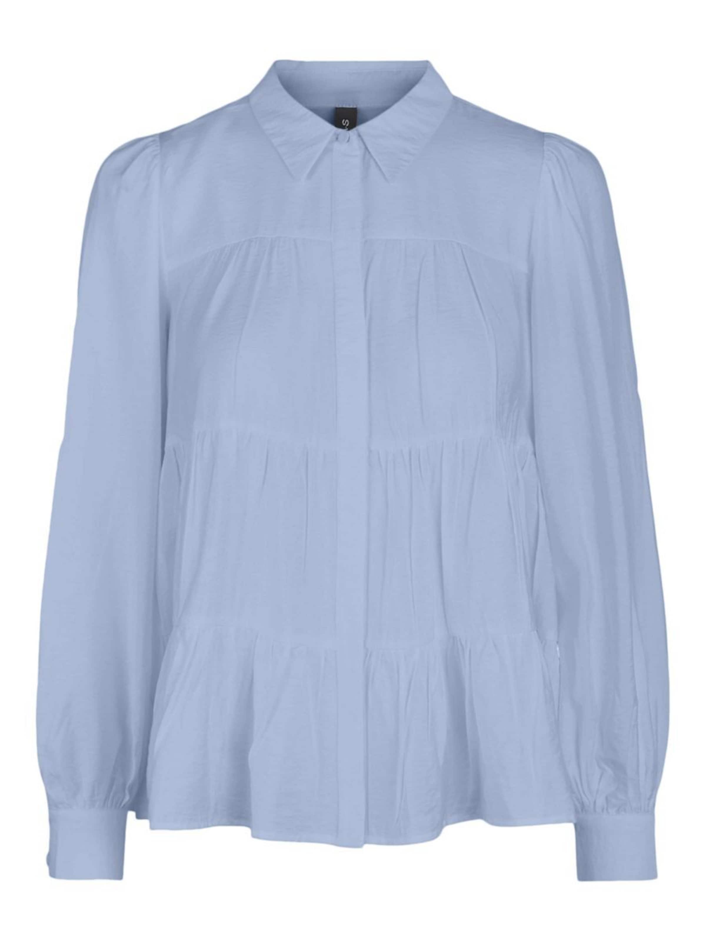 YAS Bluse 'Pala' i blå: forside