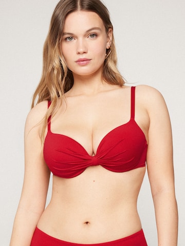 Tezenis Push-up Bikinitop 'Timeless Look' in Rot: Vorderseite