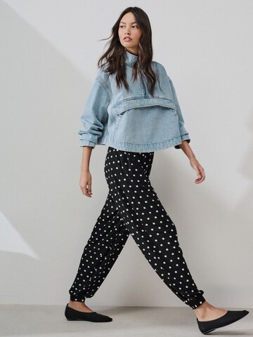 juoda Next Siaurėjantis Hareminės kelnės