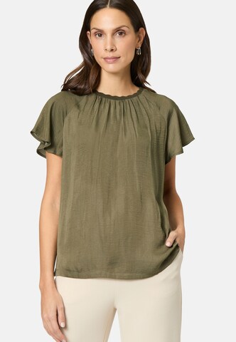 zero Blouse in Green: front