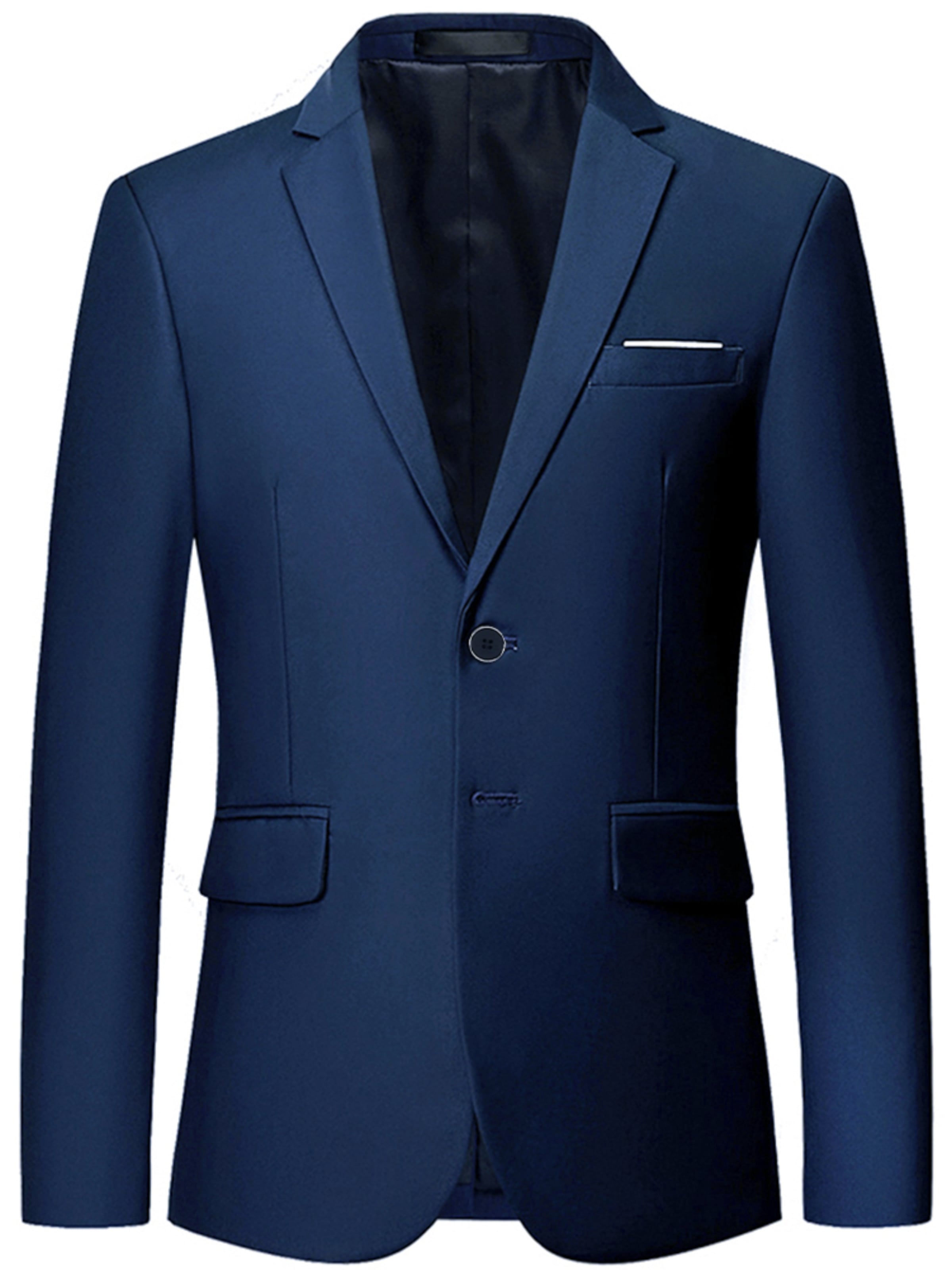 Youthup Business Blazer in Blue: front