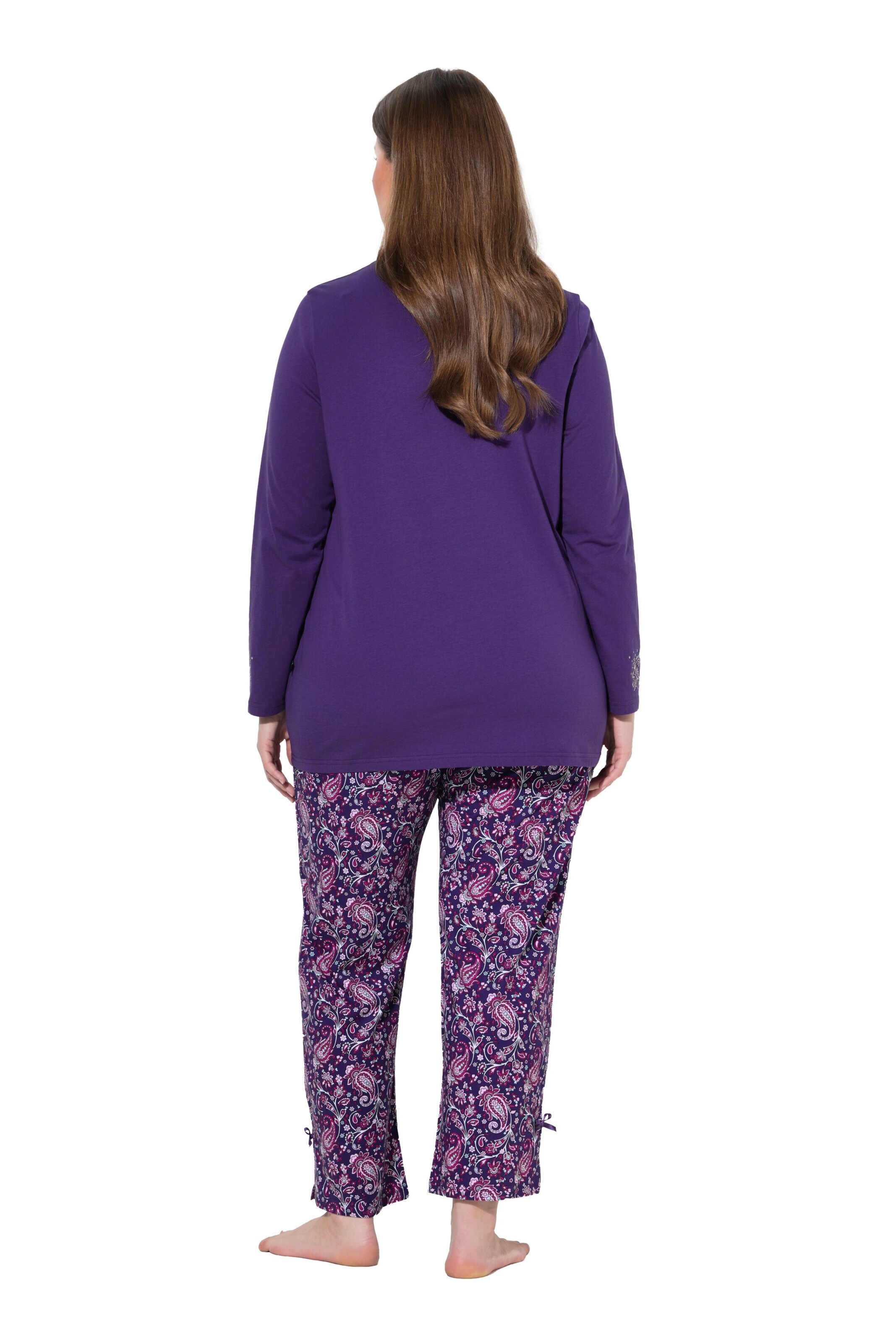 Ulla Popken Pyjama in Lila