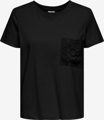JDY T-shirt 'SELMA' i svart: framsida