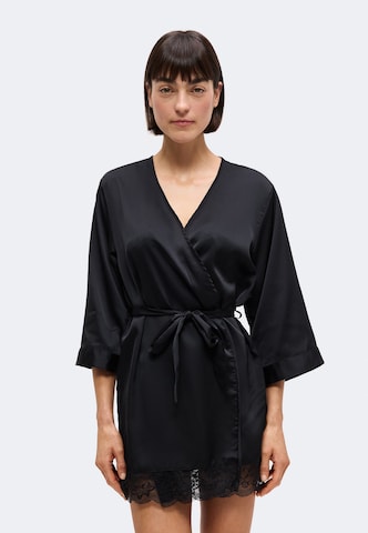 ETAM Dressing gown 'Desire' in Black: front