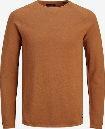 JACK & JONES Regular Fit Pullover 'Hill' in Braun: predná strana