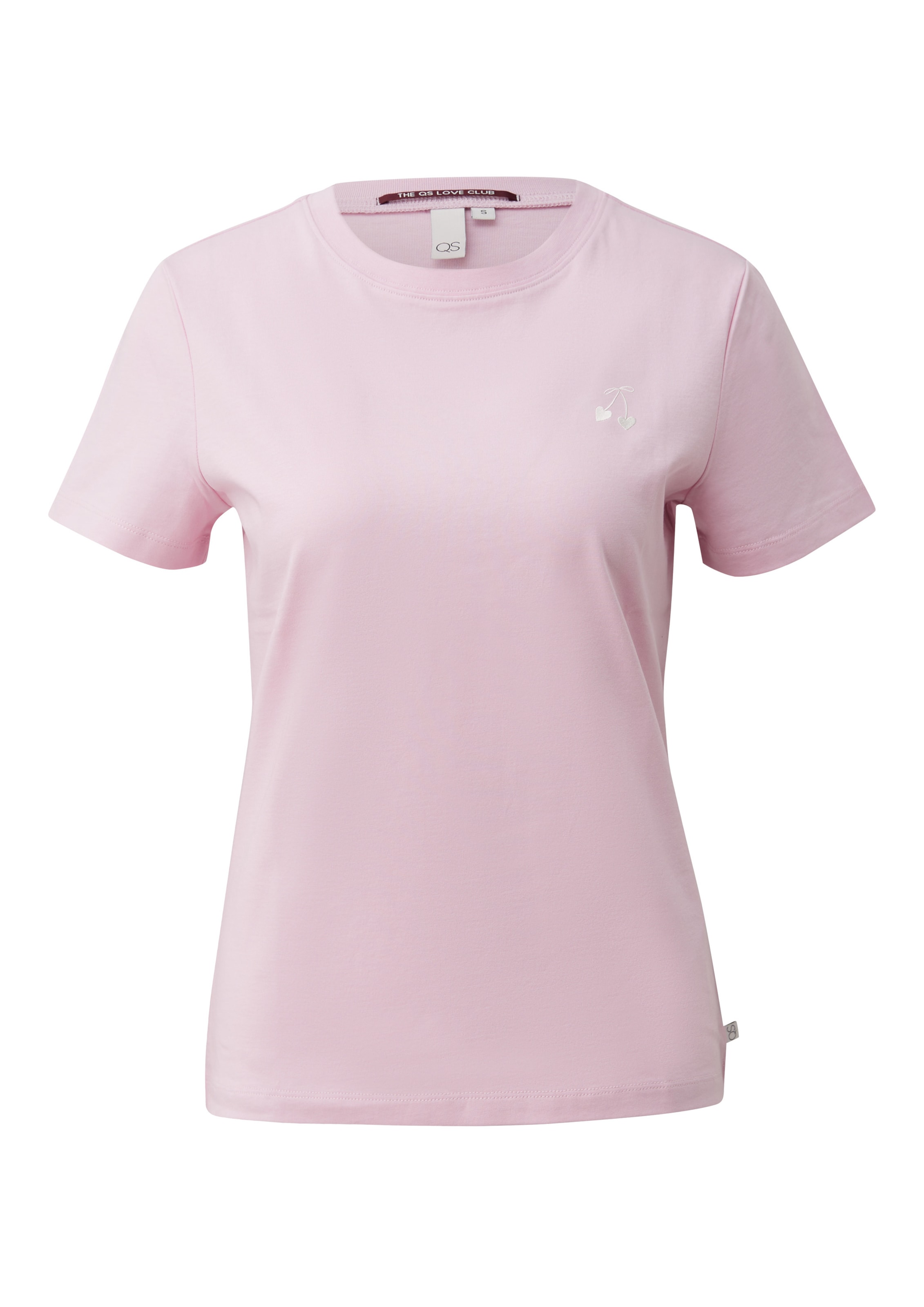 QS Shirt in Roze: voorkant