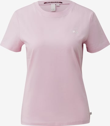 QS Shirt in Roze: voorkant