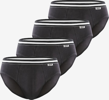 Slip DIM en noir : devant