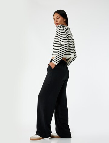 Koton Flared Trousers in Black