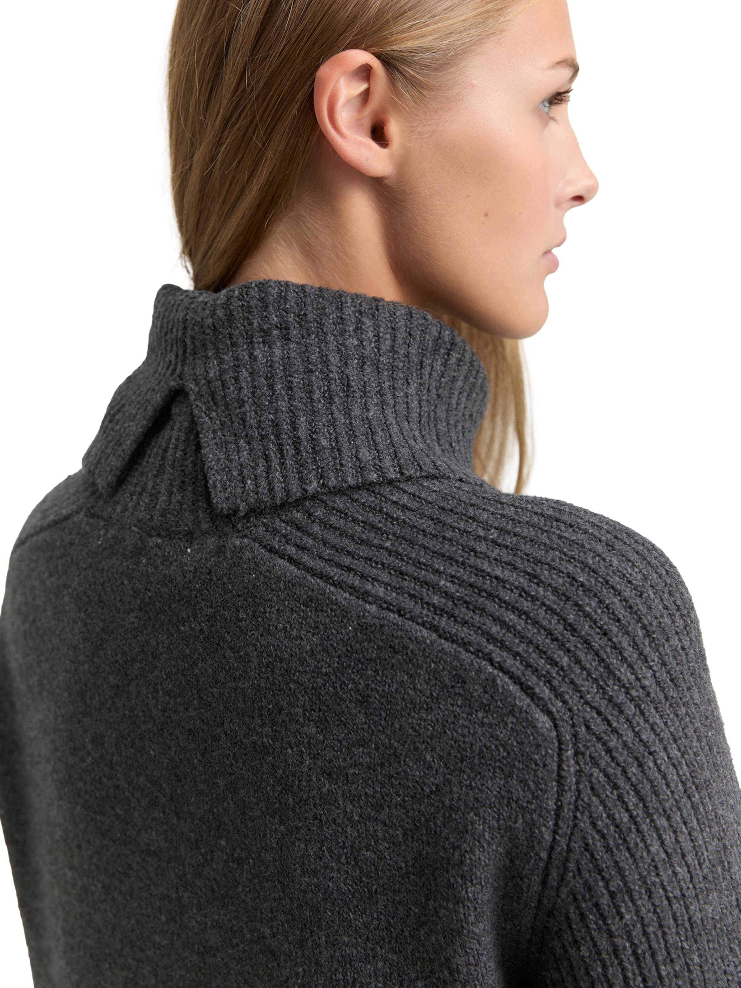 TOM TAILOR DENIM Kleid in Grau