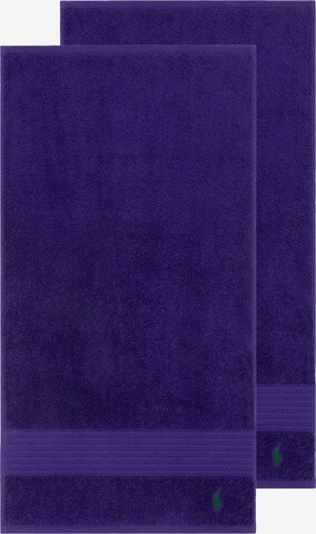 Ralph Lauren Home Towel 'Polo Player' in Purple: front