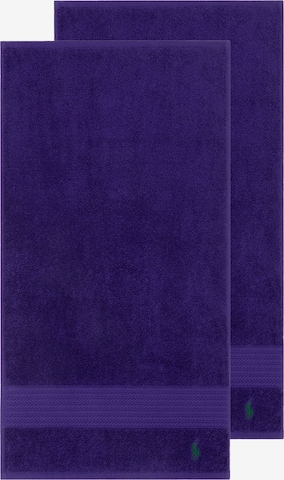 Ralph Lauren Home Towel 'Polo Player' in Purple: front