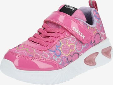 Baskets GEOX en rose : devant