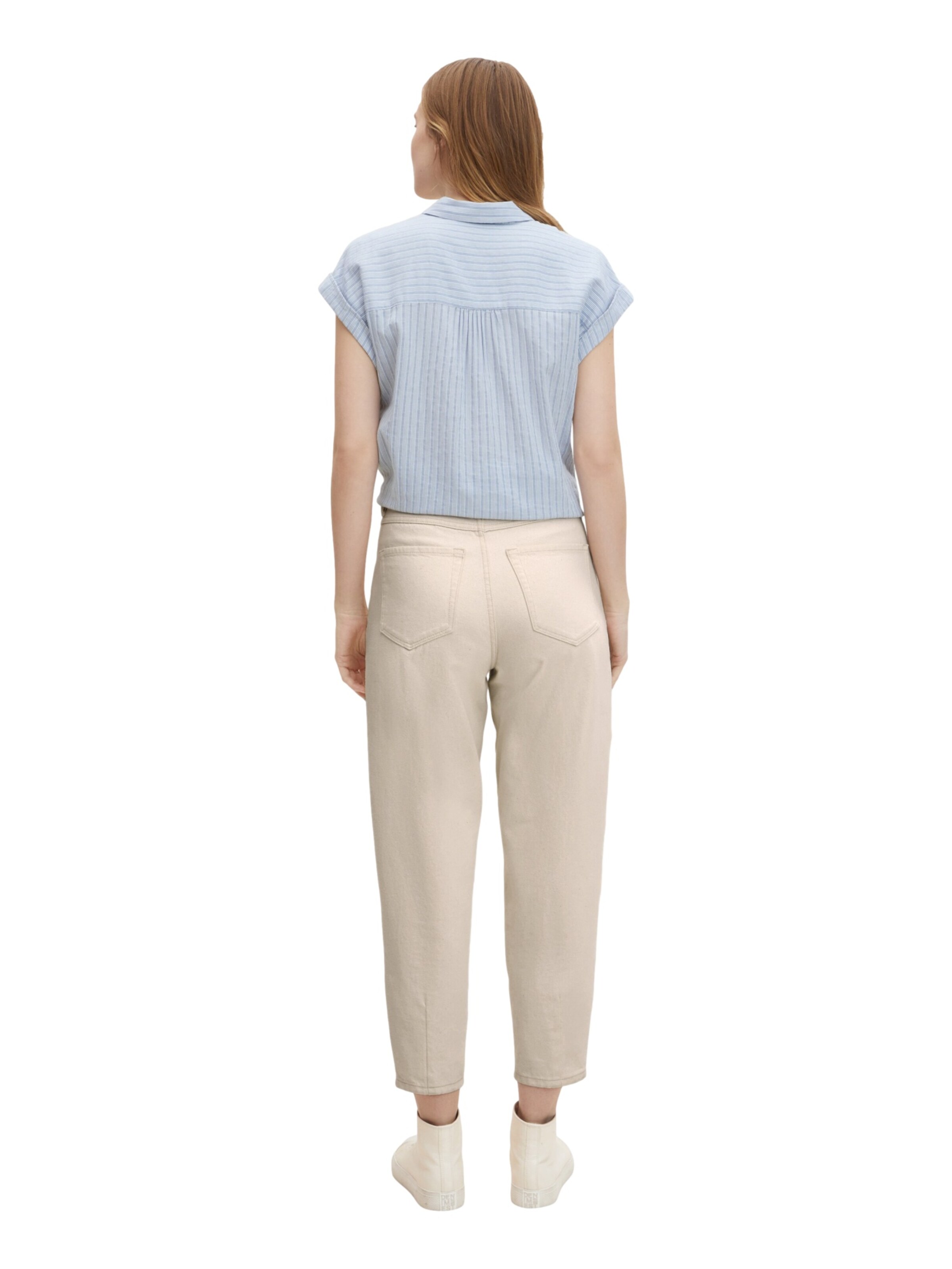 TOM TAILOR Bluse in Blau