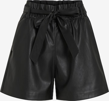 VILA Regular Pants 'MIRIAM' in Black: front