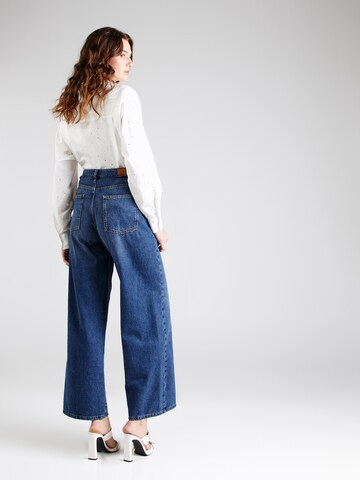 Wide leg Jeans 'BROOKLYN' de la NÜMPH pe albastru