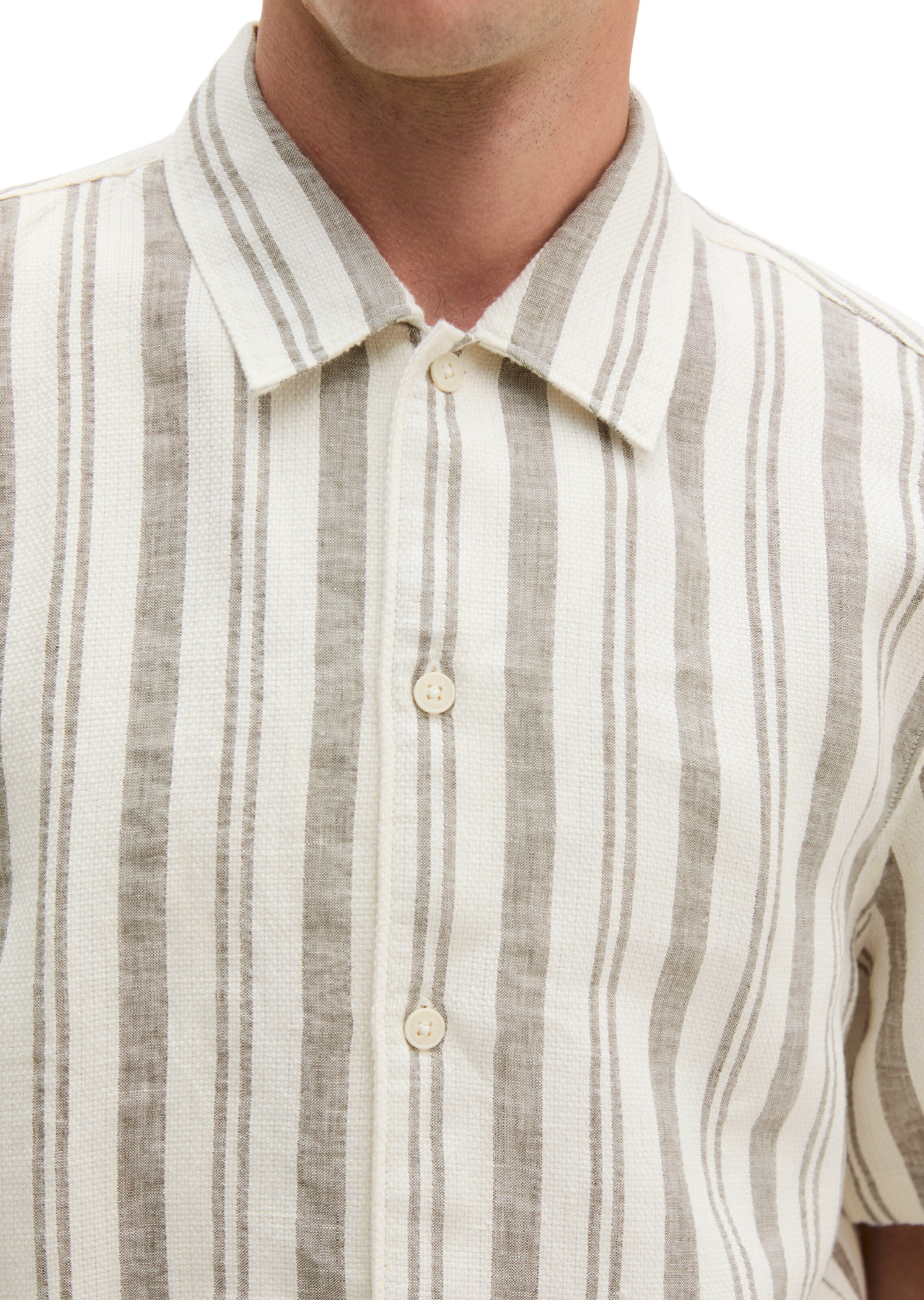 Marc O'Polo Regular fit Button Up Shirt in Grey