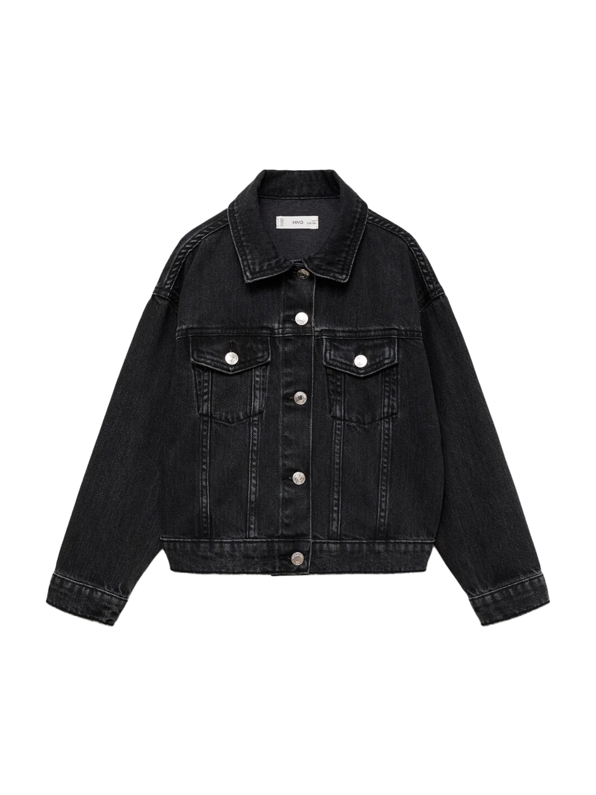 MANGO KIDS Overgangsjakke 'Alice' i sort: forside