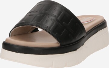 TAMARIS Mules in Black: front