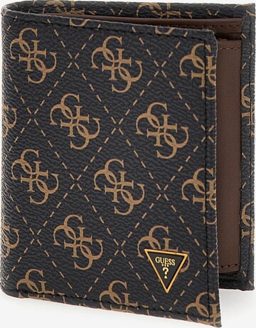GUESS Wallet in Brown: front
