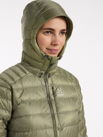 Haglöfs Outdoor Jacket 'Roc Down' in Green