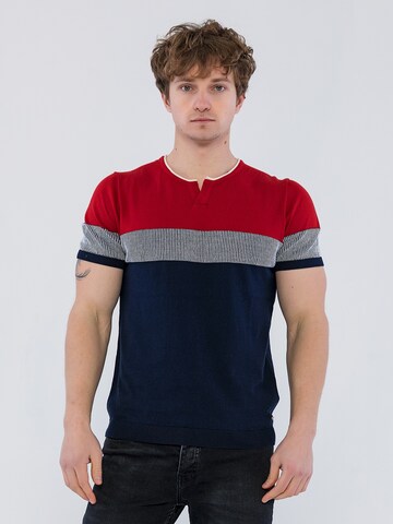 Felix Hardy - Camiseta 'Jaydin' en azul: frente