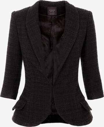 AVENUE N°29 - Blazer 'Structured Boucle Blazer' en negro: frente