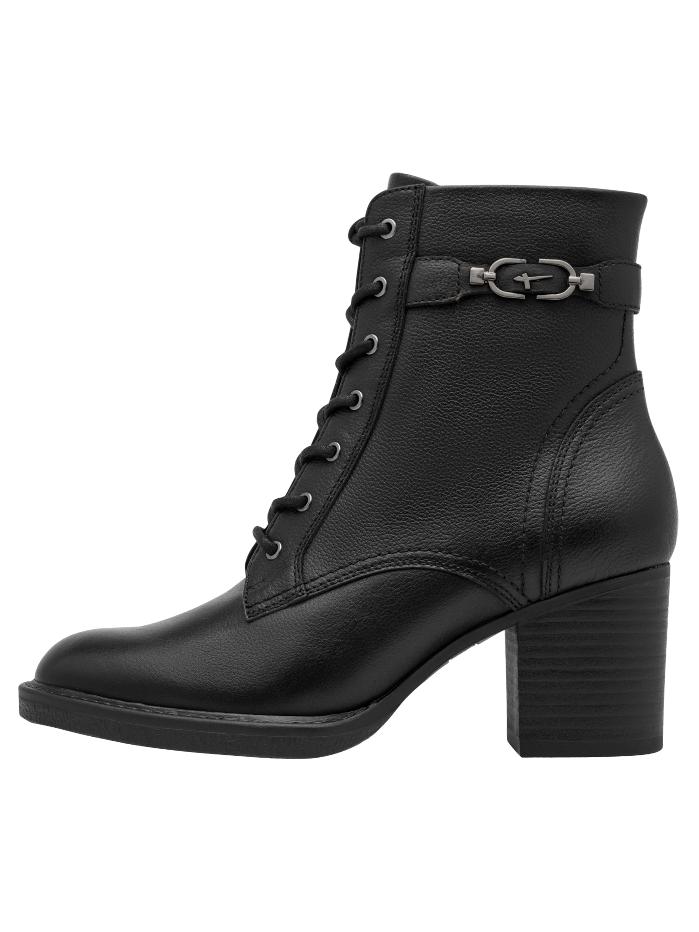 Bottines à lacets Tamaris en noir