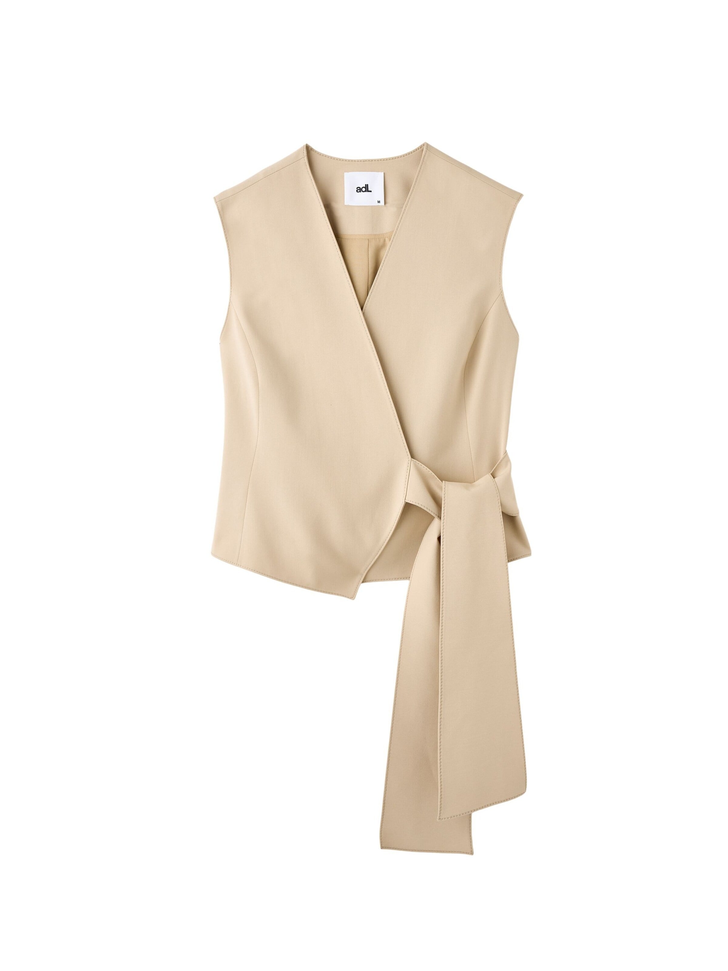 adl Vest in Beige: front