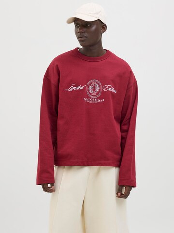 JACK & JONES Sweatshirt in Rood: voorkant