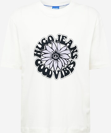 T-Shirt 'Nune' HUGO en blanc : devant