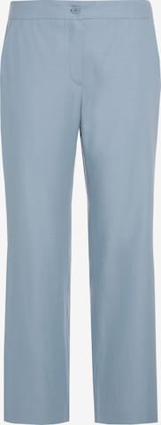 Ulla Popken Loosefit Broek 'Marlene' in Blauw: voorkant