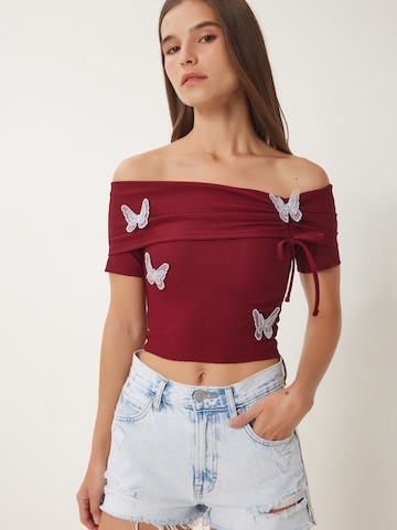 Maglietta di Happiness İstanbul in rosso: frontale